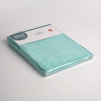 UBROUSEK 160X240CM MINT S AZUROVÝM OKRAJEM