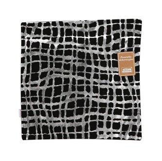 DEKORATIVNÍ POVLAK NA POLŠTÁŘ 40X40XCM STŘÍBRNÉ PRUHY BOSTON