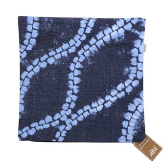 DEKORATIVNÍ POVLAK NA POLŠTÁŘ 40X40CM BALI MODRÁ DEKORACE BALI