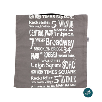 DEKORATIVNÍ POVLAK NA POLŠTÁŘ 40X40CM NEW YORK DEKORACE II