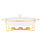 REGULAR OVÁLNÁ ZAPÉKACÍ MÍSA 1.4L NA ZLATÉM OHŘÍVAČI