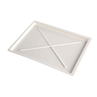 BÍLÝ ZÁSOBNÍK 36X28CM (PRO 2-POLOHOVÝ KOMBINOVANÝ SUŠIČ 30CM)