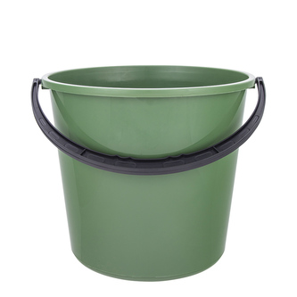 VEDRO S PLASTOVÝM DRŽADELEM 10L ZELENÉ