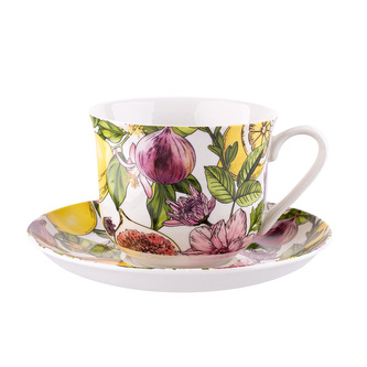 LEMON VELKÝ 400ML ŠÁLEK S PODŠÁLKEM NBC V PVC OBALU