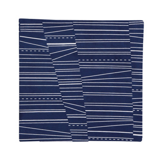 DEKORATIVNÍ POVLAK NA POLŠTÁŘ 40X40 MODRÁ DEKORACE II