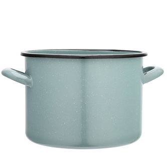 SMALTOVANÝ HRNEC 5.8L 22CM ŠALVĚJOVÝ