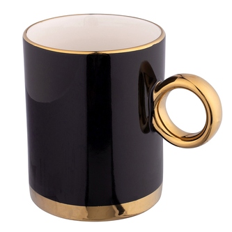 GOLD DREAM SADA 2 VYSOKÝCH HRNKŮ NBC 350ML SE ZLATÝMI UCHY GIFT BOX