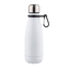 NEREZOVÁ LÁHEV S KARABINOU 350ML BÍLÁ