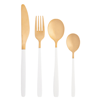 NOBLE GOLD WHITE SADA 24 PŘÍBORŮ V KRABIČCE