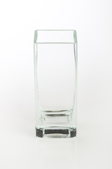 VÁZA ČTVERCOVÁ 10X10CM D-20CM (05-063/200)