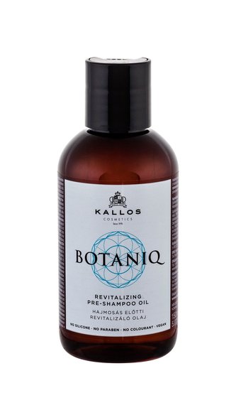 Kallos Revitalizační olej na vlasy před umytím vlasů Botaniq (Revitalizing Pre-Shampoo Oil) 150 ml woman
