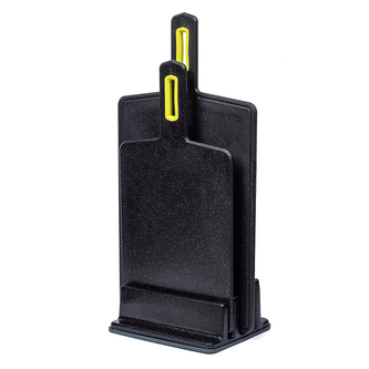 VEGANA KOMPLET 2 DESKY MALÁ A STŘEDNÍ NA STOJANU COSMOS ČERNÁ