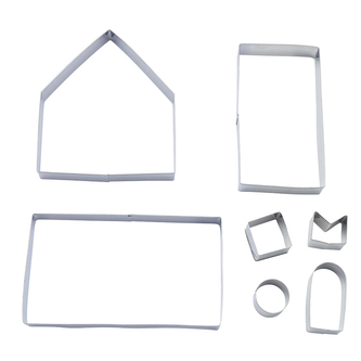 KPL 7 NEREZOVÝCH TVAROVAČŮ 3D DŮM