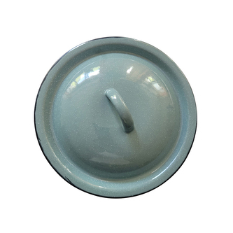 SMALTOVANÁ POKLIČKA 14CM ŠALVĚJOVÁ