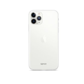 EPICO SILICONE CASE iPhone 11 Pro - bílá transparentní