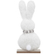 FIGURKA ZAJÍC 17X3X19CM BÍLÁ