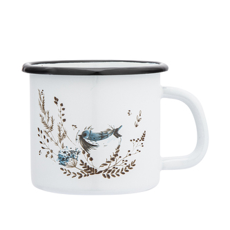 SMALTOVÝ HRNEK 0.45 L 9CM SERENITY