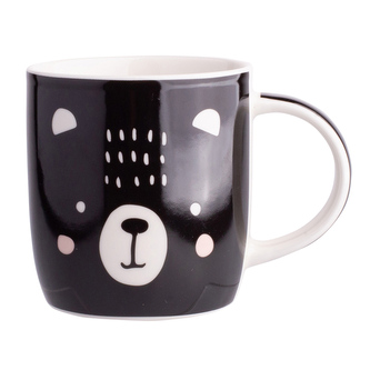 HRNEK BARYŠKA ŠIROKÁ PORCELÁN NBC 300ML SPOD. MEDVÍDEK