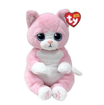Beanie Bellies Lillibelle - różowy kot 24cm Beanie Bellies Lillibelle - różowy kot 24cm