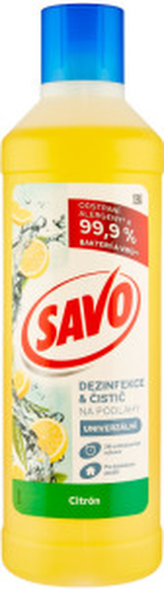 Savo dezinfekce a čistič na podlahy Citrón 1 l