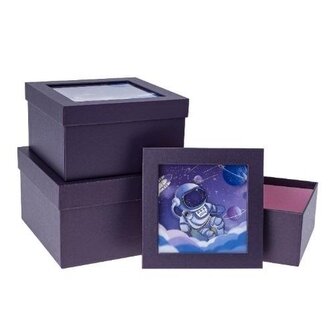 Pudełko prezentowe PUD-23329-KW 3szt ROZETTE