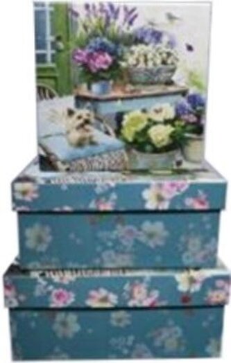 Pudełko prezentowe PUK-22002-KW 3szt ROZETTE