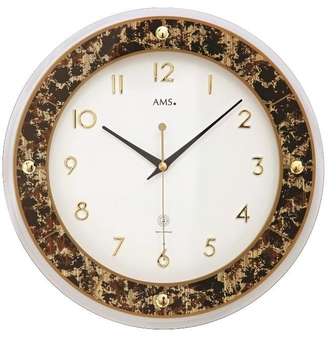 Nástěnné hodiny 5853 AMS řízené rádiovým signálem 31cm