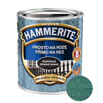 Hammerite Přímo na rez kladívkový 0,7l Zelený