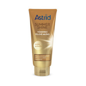 Astrid Tónovací tělové mléko pro tmavou pokožku Summer Shine 200 ml unisex