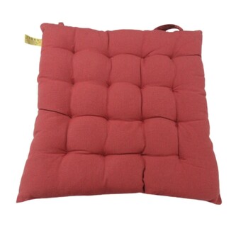 HOME ELEMENTS Podsedák z recyklované bavlny, 40 x 40 cm, brick, pratelný