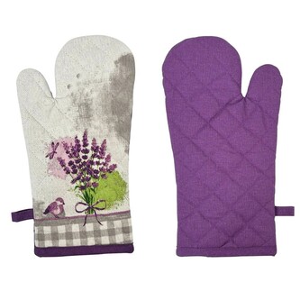 HOME ELEMENTS Kuchyňská chňapka s magnetem 18*32 cm, Levandule 2024