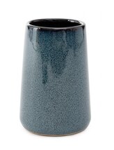 Koupelnový hrnek | BRILIA | tmavě modrá | 9,5x9,5x13,6 cm | 861517 Homla