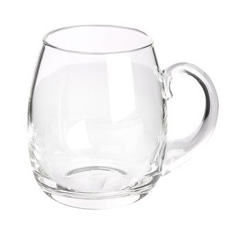 PŮLLITR NA PIVO SKLENĚNÝ 500ML VÝŠKA 12.5CM