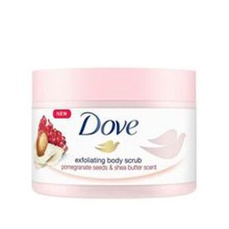 Dove Tělový peeling granátová semínka & bambucké máslo (Exfoliating Body Scrub) 225 ml woman
