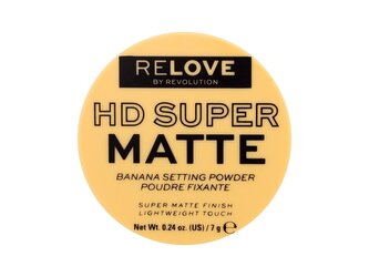 Revolution Relove HD Super Matte Pudr Banana Setting Powder 7 g pro ženy