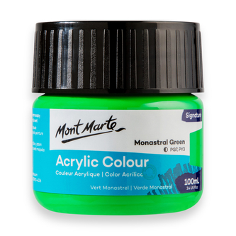 Mont Marte akrylová barva,100ml, zelená (Monastral Green)