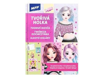 kreativní kniha Tvořivá holka 21x28cm, 32l 5301194