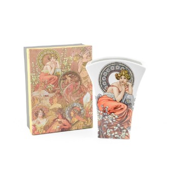 HOME ELEMENTS Váza 20,32 cm Mucha světlý