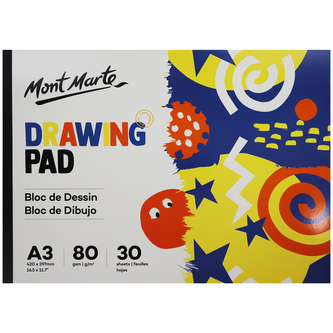 Mont Marte náčrtník, bílý papír, 80g/m2, A3, č.0209, 30 listů