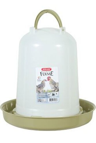 Žlab pitný pro drůbež 8l zelená Zolux