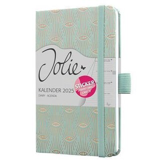 Diář "Jolie", Mystic Aquamarin, A6, týdenní, 2025, tvrdé desky, SIGEL J5356