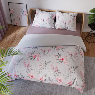 Bavlněné povlečení AZALEA 100% bavlna 1x 200x220 cm, 2x povlak 70x80 cm francouzské povlečení MyBestHome