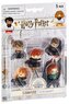 Set 5 figurek - razítek Harry Potter: Kouzelnický svět (výška 4 cm)