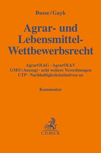 Agrar- und Lebensmittel-Wettbewerbsrecht