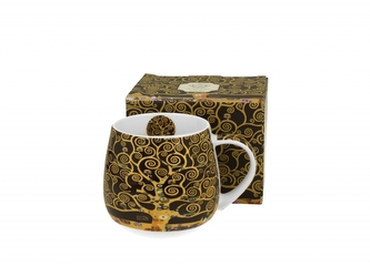 Porcelánový hrnek Tree of Life inspired by Gustav Klimt 430 ml v dárkovém boxu