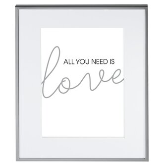 Hama portrétový rámeček LINE, 10x15 cm, stříbrná lesklá