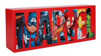 Stolní dekorativní lampa Marvel: Logo (30 x 10 x 5 cm)