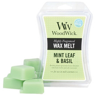 WoodWick Vonné vosky Mint Leaf & Basil 85 g unisex