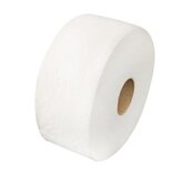 Toaletní papír Jumbo 190, 2vr, 75% bílý, 120m, bal. 6 ks