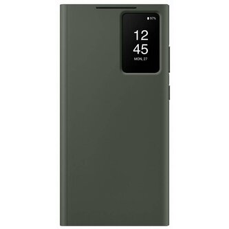 EF-ZS918CGE Samsung Clear View Pouzdro pro Galaxy S23 Ultra Khaki (Pošk.Balení)